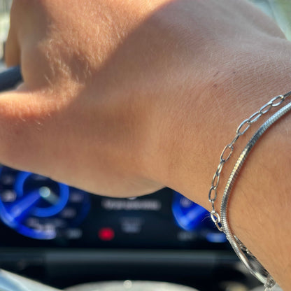 Octa | Armband - Silver